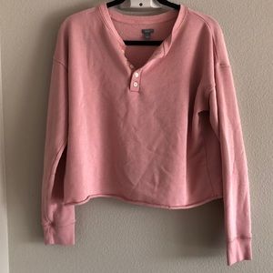 Aerie cropped sweatshirt